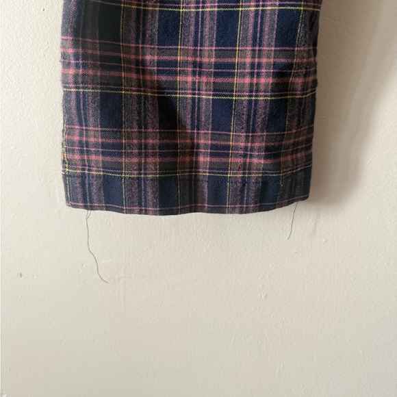 Urban Outfitters Plaid Pants – Blue & Purple – Size 6 – Side Zip – Flawed - Picture 4 of 6